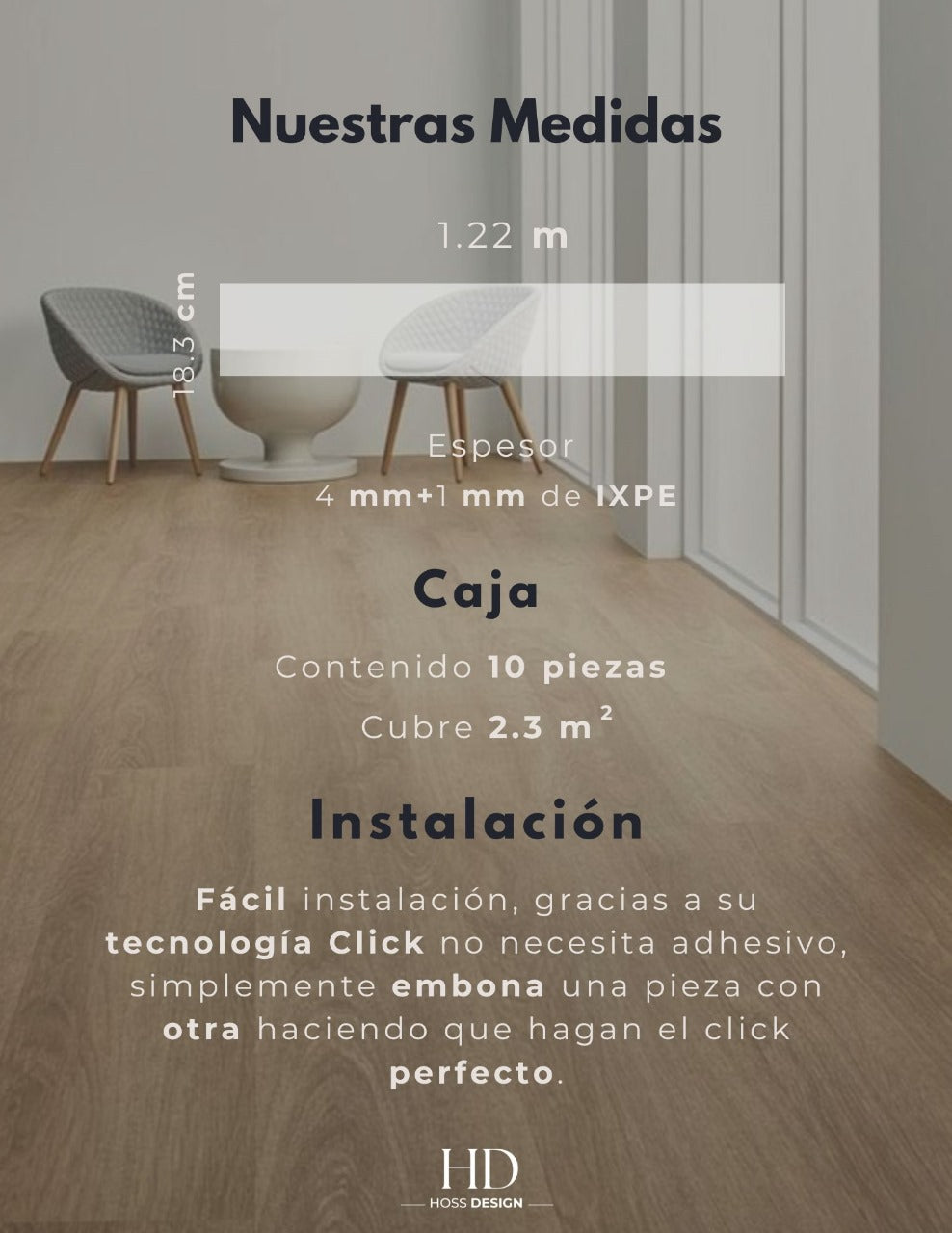 PISO SPC (Paquete 10 pzs)