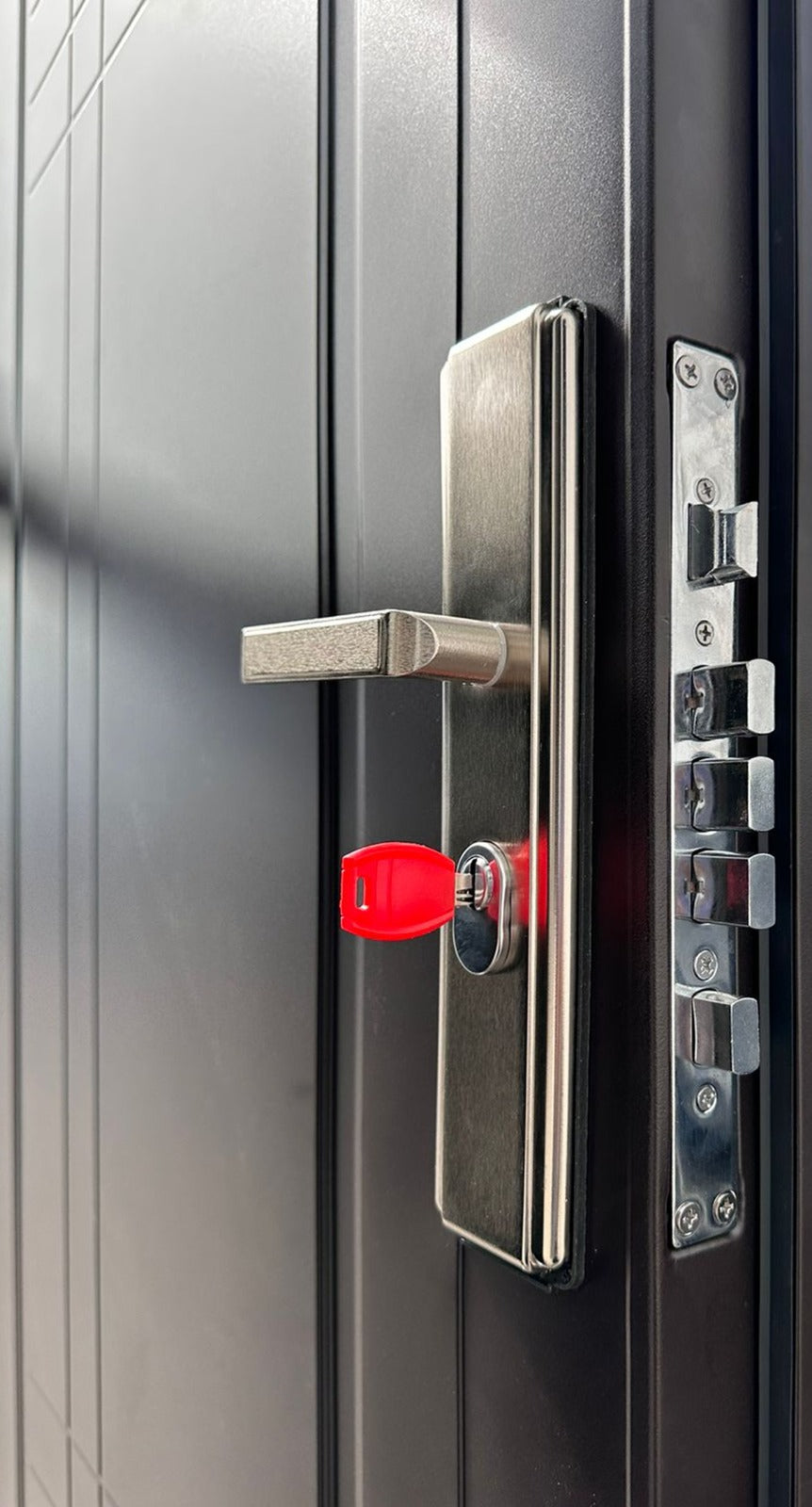 Puerta de Seguridad Modelo Estándar Hoss-34 Color Cafe